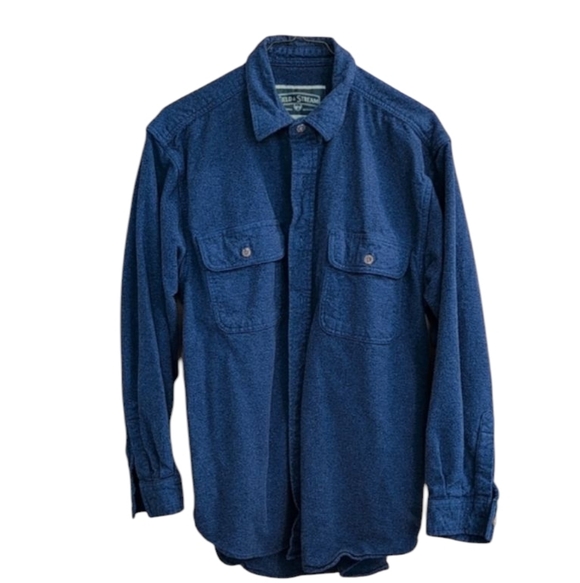 Field & Stream Other - Field & Stream Blue Flannel Long Sleeve Shirt Size Large